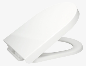 D Shaped Toilet Seats - Affine Soft Close Toilet Seat White