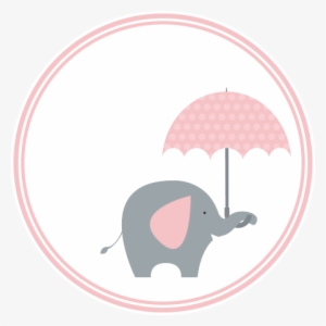 Baby Shower Elephant With Umbrella
