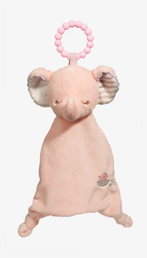 Pink Elephant Sshlumpie Teether - Pink Elephant Teether