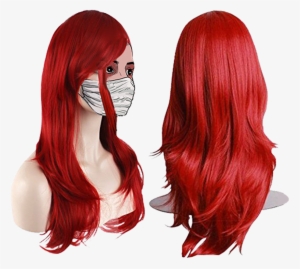 Cosplay Wigs Full Head Wig With Bangs Curly Wave Straight