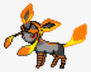 Candy Corn Glaceon - Cartoon