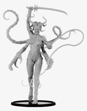 Lamashti, Pleasure Demon With Whip - Miniature Lady Of Depravity