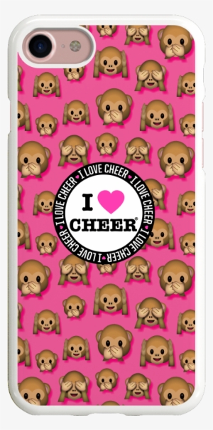 Cheeky Monkey I Love Cheer® Phone Case - Love Spreadsheets