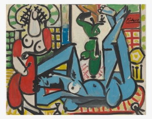 Pablo Picasso's Les Femmes D'alger - Pablo Picasso In 1955