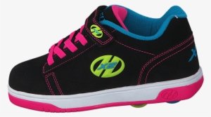 Heelys Heelys Dual Up Black/neon Multi Sneakers & Sportsko - Heelys X2 Dual Up Black/pink Uk 13