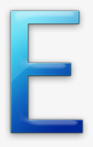 Letter E Blue Png