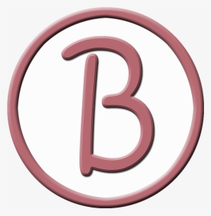 Free Rose Circle Capital Letter B Png Digital Scrapbook - Letras Para Imprimir En Circulo