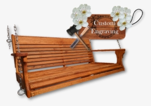 Wooden Porch Swing Beautiful Red Oak Wood Porch Swing - Furniture