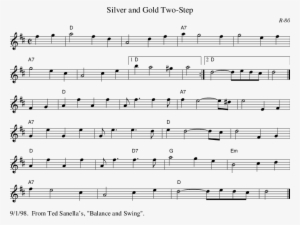 Listen To Silver And Gold Two-step - Trouble Is A Friend Music Sheet