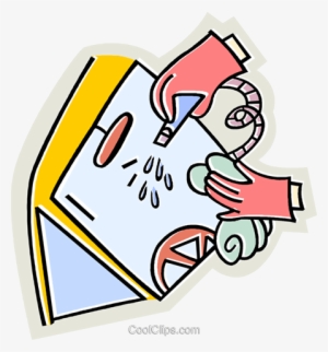 Car Wash Royalty Free Vector Clip Art Illustration - Clip Art