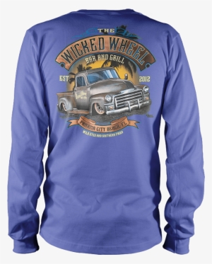 Truck - Blue - Comfort Colors - Long Sleeve