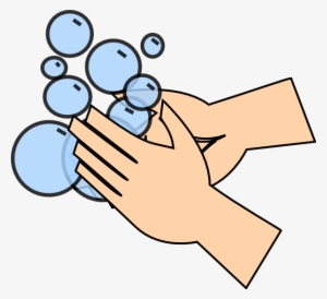 Restroom Washing Hands In Clipart - Hand Washing Clipart