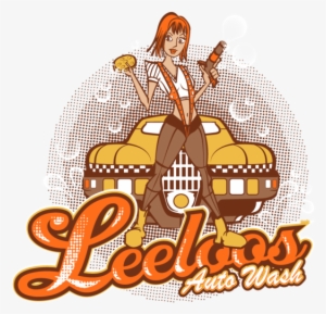 Leeloo's Auto Wash - Womens Airplane Movie Logo T-shirt