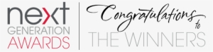 Congratulations 2017 Next Generation Winners - Schulpsychologie-abschluss-karte Karte