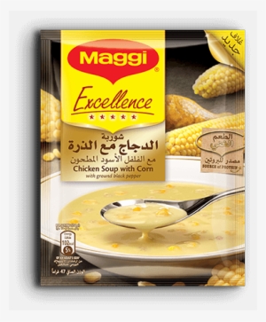 Excellence Chicken Soup With Corn - Maggi Excellence Soup Cream Vegetable