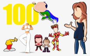 Character Creator Addon For The Logo Creator Poses - Cartoon Characters Without Eyes