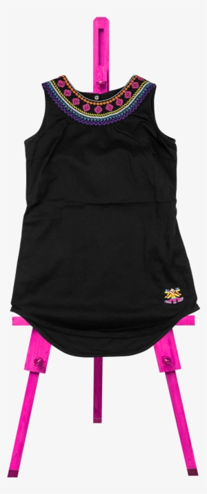 Vestido Bordado Black