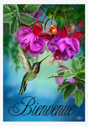 Mon Beau Colibri - Champagne Monogram B Tile Coaster