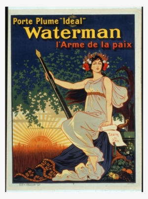 Pluma Waterman, Pluma De La Paz - Vintage Fountain Pen Ads