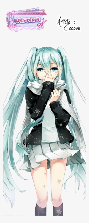Anime, And Blue Image - Hatsune Miku