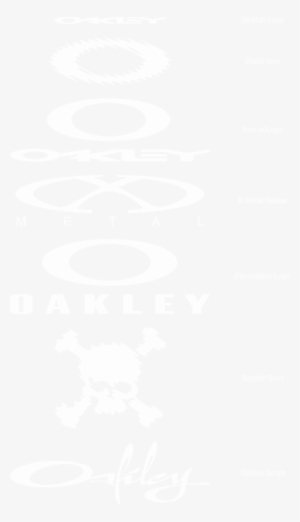 Oakley Metal Skull Stickers - Oakley X Metal Logo