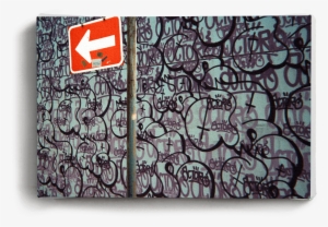Canvas Print Arrow Graffiti - Wallet