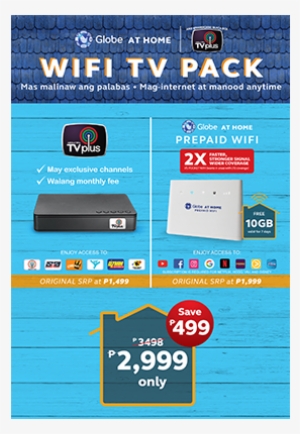 Every Household Should Have The Globe At Home Wifi - Globe Prepaid Wifi Promo