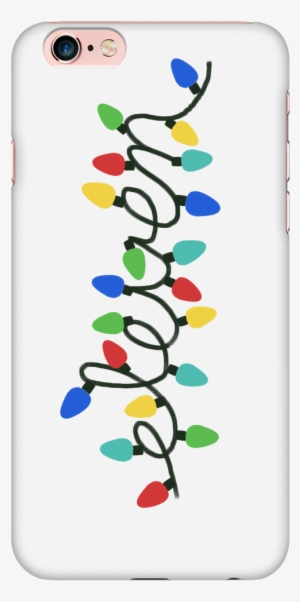 Eleven Christmas Lights Phone Case Inspired By Stranger - Tasse Des Lit-elf