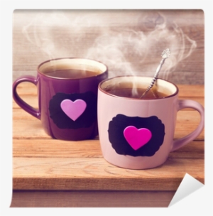 Cup Of Tea With Chalkboard Stickers And Heart Shape - Szczęśliwe Małżeństwo - Simmons David, Simmons Sandy