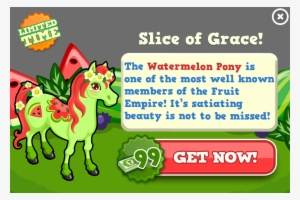 Watermelon Pony Modal - Really Cool Grandma Looks Like! Orn