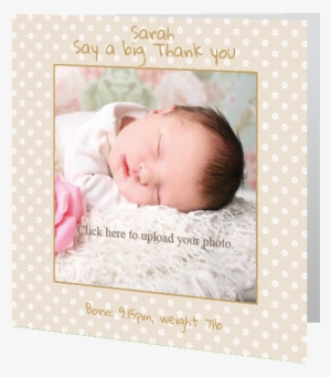 Babycard Big Thank You Girl