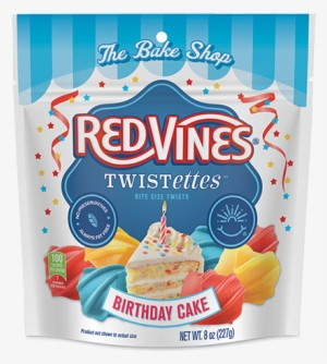 Red Vines Birthday Cake Twistettes Licorice Candy - Red Vines Birthday Cake Twistettes