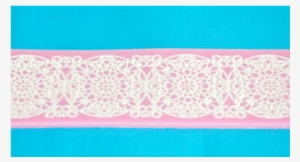 210×65×3mm Round Flower Chain Lace Mat - Lace