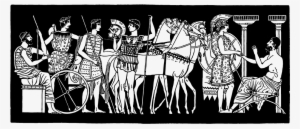 Departure Of Achilles Mythology 4dogarts Illustration - Achilles In Ancient Greek Art