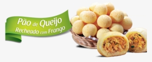 Pão De Queijo Recheados De Frango - Pão De Queijo Recheado Com Frango