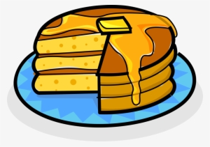 Vector Illustration Of Stack Of Breakfast Pancakes - Pancake Clip Art
