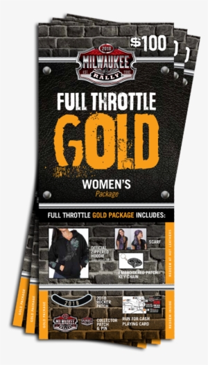 By Purchasing The Full Throttle Gold Package , You - Milwaukee