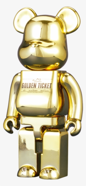 Golden Ticket Bearbrick 400% - Bearbrick Golden Ticket