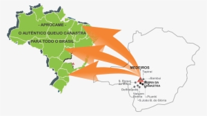 Somos A Aprocame" - Contorno Do Mapa Do Brasil