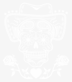 Cowboy Dia De Los Muertos