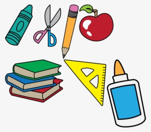 Back To School Crayon Scissors Pencil Ruler Apple Books - School Designs For Cricut