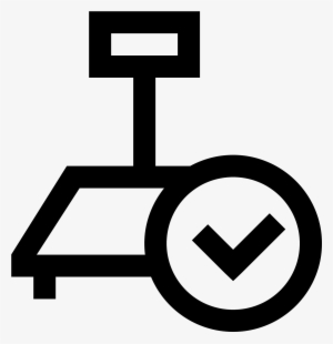 This Appears To Be A Trapezoid On Top Of A Rectangle - Icon