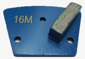 Bolt On Single Segment Trapezoid Metal Bond - Polished Concrete