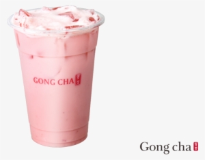 Strawberry Green Milk Tea - Milkshake