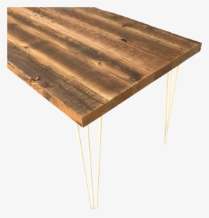 Old Growth Reclaimed Wood Table With Hairpin Legs - Table