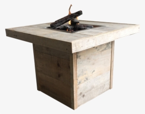 Enjoy Vuurtafel Leaf Oud Steigerhout