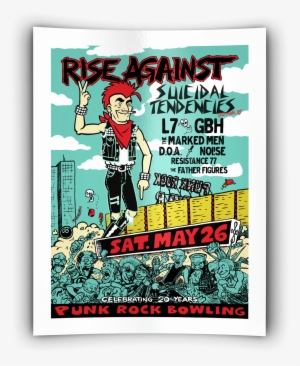 Saturday Festival Poster By Chris Shary - Suicidal Tendencies