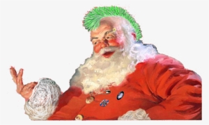 The Punk Rock Advent Calendar - Punk Rock Santa Claus