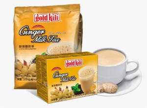 Instant Ginger Milk Tea Drink (8 Sachets) - Gold Kili