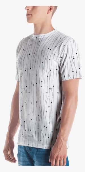 Vertical Stripes And Dots T Shirt T Shirt Zazuze